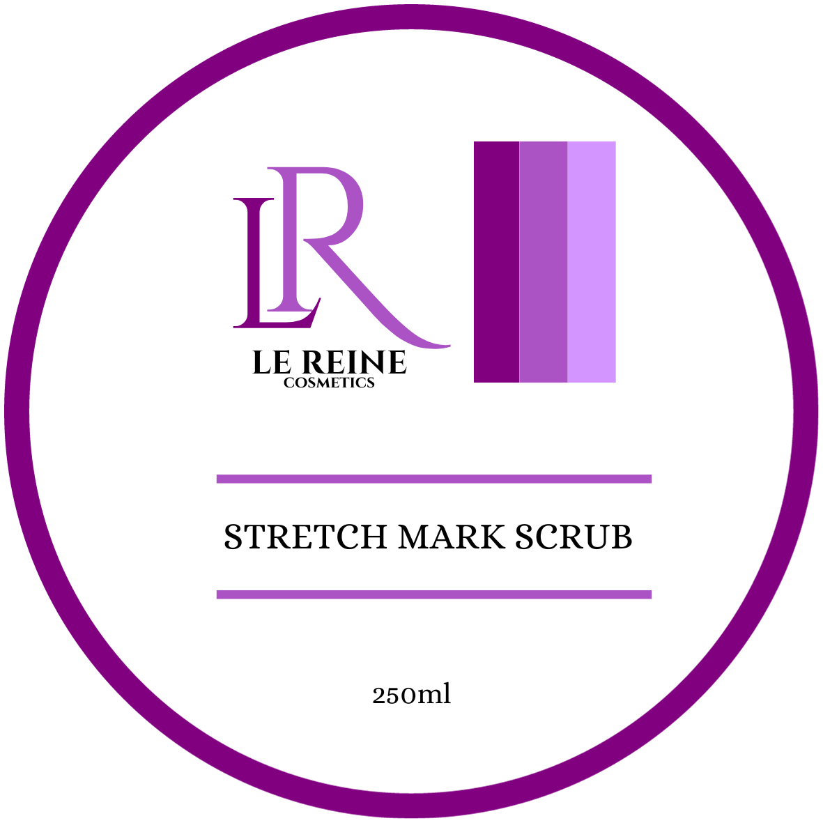 Strech mark scrub