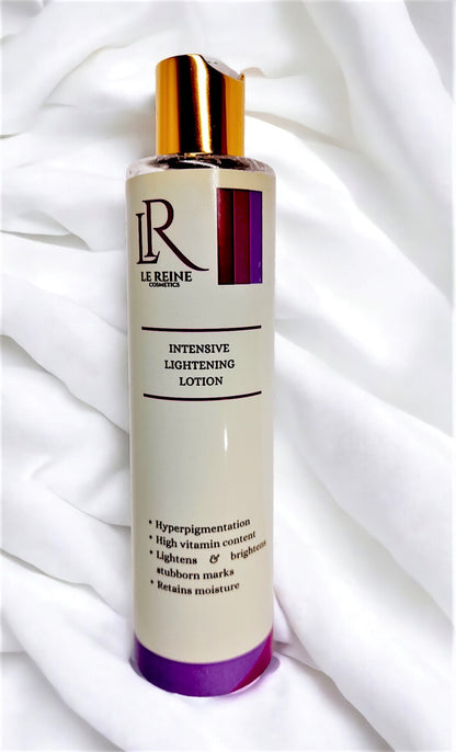 intensive lightening lotion- hyperpigmentation/ dark marks removal-le reine cosmetics-shubaba-dark inner thigh solution-dark knuckles- skin lightening- skin whitening